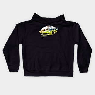 Corvette C7 Art Print Kids Hoodie